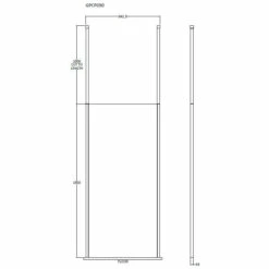 Hudson Reed 900mm Wetroom Screen With Double Chrome Ceiling To Floor Poles - GPCP090 5 Hudson Reed 900mm Wetroom Screen With Double Chrome Ceiling To Floor Poles - GPCP090 -Bathroom Products Sales Store hudson reed 900mm wetroom screen with double chrome ceiling to floor poles gpcp090 two 48756.1652443243