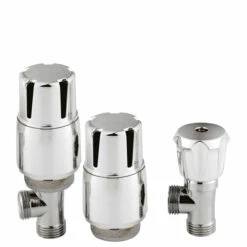 Hudson Reed Angled Thermostatic Radiator Valve Pack - HT326
