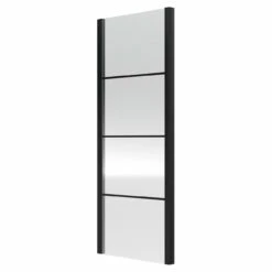 Hudson Reed Apex Matt Black 900mm Shower Side Panel - ADFSP90-E8
