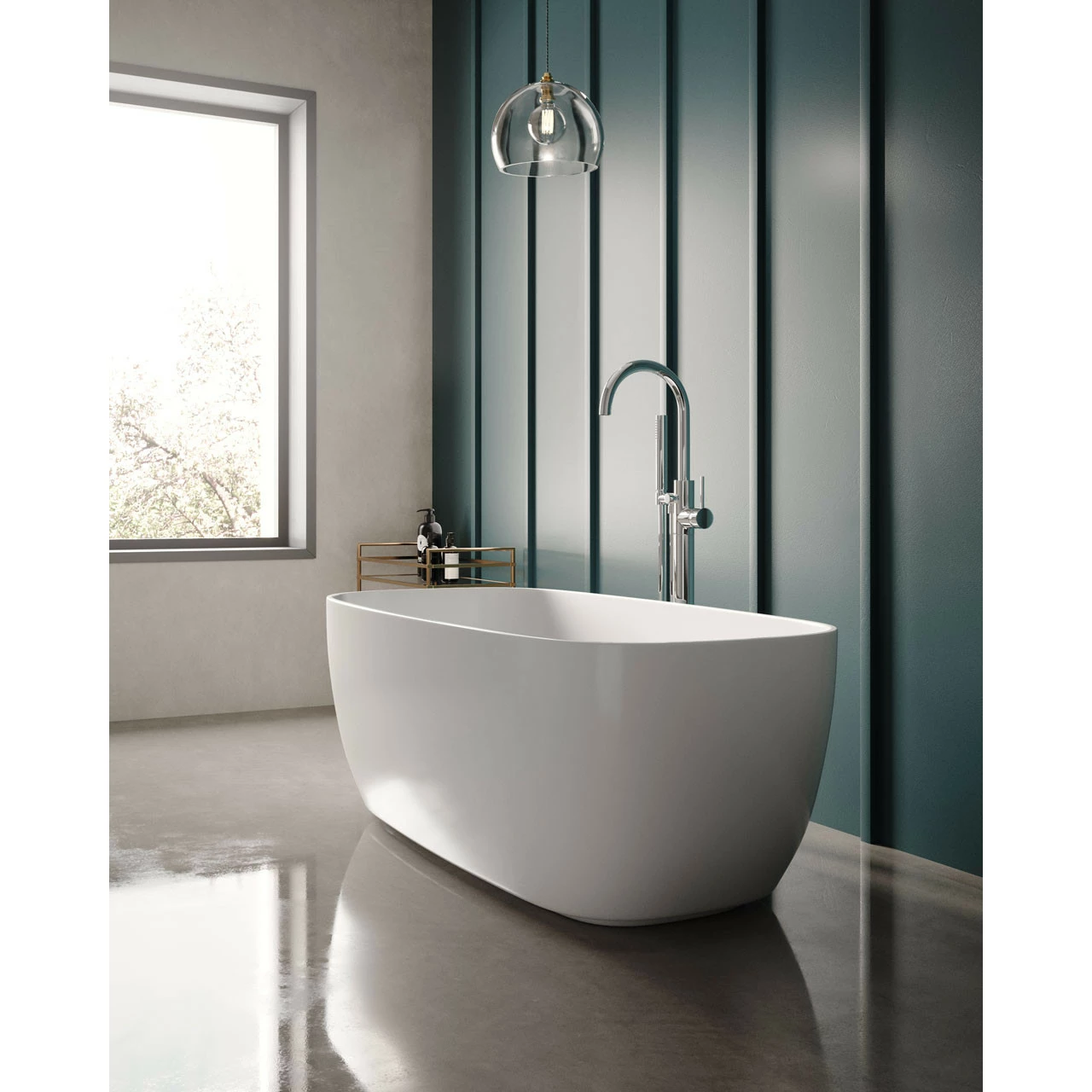 Hudson Reed Bella Rectangular 1495mm X 720mm Freestanding Bath - NBB003 5 Hudson Reed Bella Rectangular 1495mm X 720mm Freestanding Bath - NBB003 - Image 3