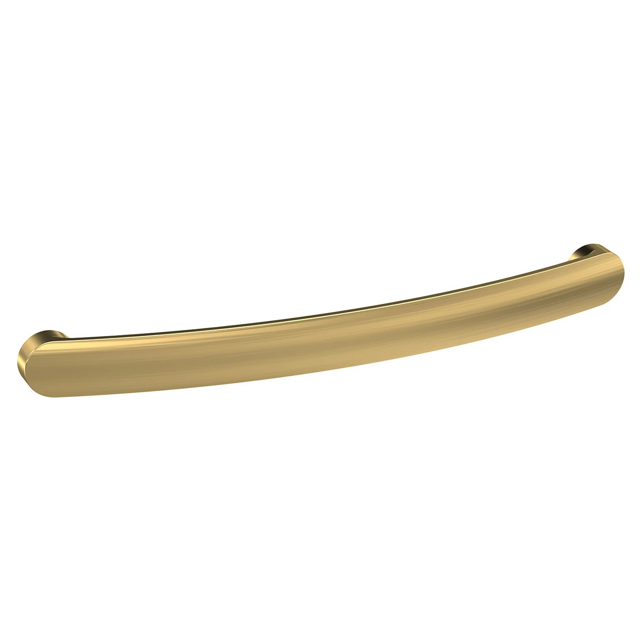 Hudson Reed Brushed Brass 210mm D Shape Bar Handle - H191 3 Hudson Reed Brushed Brass 210mm D Shape Bar Handle - H191