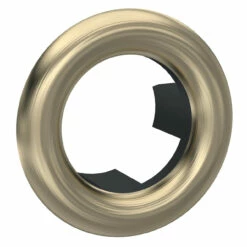 Hudson Reed Brushed Brass Round Overflow Cover - OVFL03