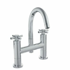 Hudson Reed Chrome Tec Crosshead Bath Filler - TEX353