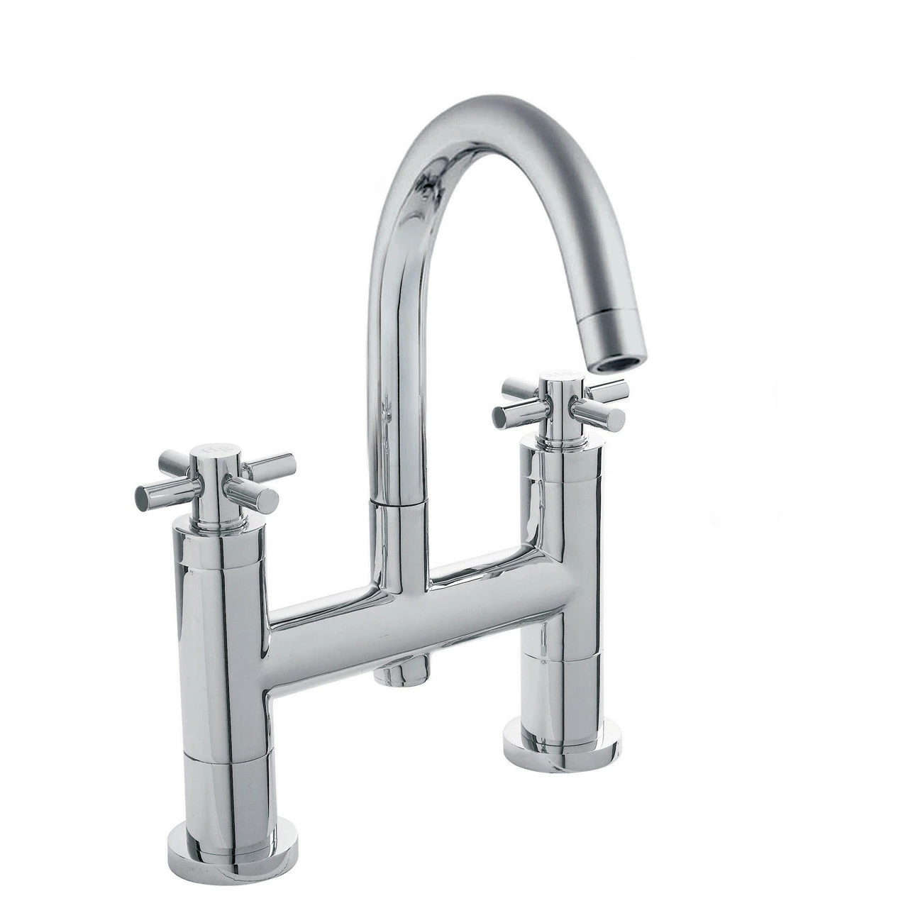 Hudson Reed Chrome Tec Crosshead Bath Filler - TEX353 3 Hudson Reed Chrome Tec Crosshead Bath Filler - TEX353