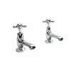 Hudson Reed Chrome Topaz Crosshead Basin Taps Dome Collar - BC301DX