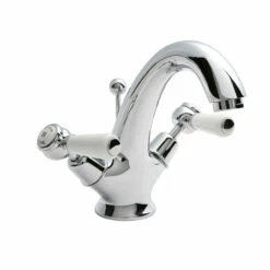 Hudson Reed Chrome Topaz Lever Basin Mixer - BC305DL