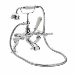Hudson Reed Chrome Topaz Lever Bath And Shower Mixer - BC304DL