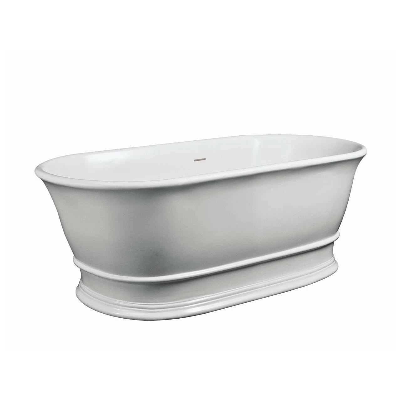 Hudson Reed Faringdon 1555mm Traditional Freestanding Bath With Overflow And Waste - NBB004 3 Hudson Reed Faringdon 1555mm Traditional Freestanding Bath With Overflow And Waste - NBB004