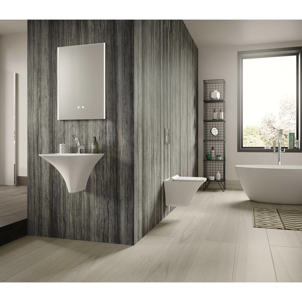 Hudson Reed Grace Wall Hung Basin - NCT102 7 Hudson Reed Grace Wall Hung Basin - NCT102 - Image 5