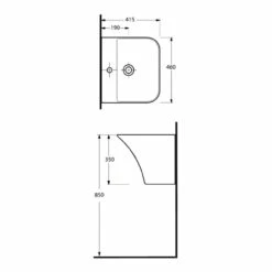Hudson Reed Grace Wall Hung Basin - NCT102 13 Hudson Reed Grace Wall Hung Basin - NCT102 -Bathroom Products Sales Store hudson reed grace wall hung basin nct102 six 54321.1652443538