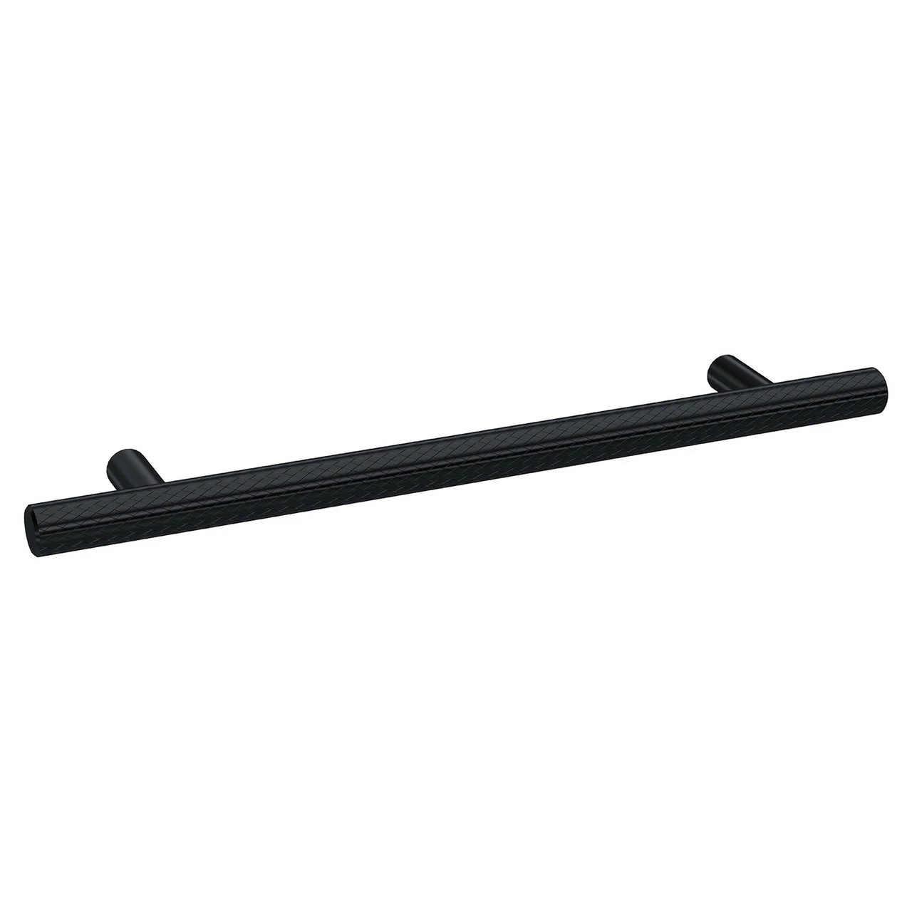 Hudson Reed Matt Black 160mm Knurled Bar Handle - H021