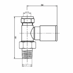 Hudson Reed Modern Straight Radiator Valves - RV001 9 Hudson Reed Modern Straight Radiator Valves - RV001 -Bathroom Products Sales Store hudson reed modern straight radiator valves four 57970.1652443822