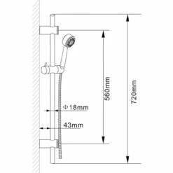 Hudson Reed Multi Function Water Saving Shower Kit - A3064 5 Hudson Reed Multi Function Water Saving Shower Kit - A3064 -Bathroom Products Sales Store hudson reed multi function water saving shower kit two 02970.1652442828