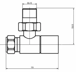 Hudson Reed Pure Square Radiator Valve Pack Angled - HT324 9 Hudson Reed Pure Square Radiator Valve Pack Angled - HT324 -Bathroom Products Sales Store hudson reed pure square radiator valve pack angled four 57611.1652443286