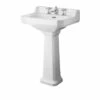 Hudson Reed Richmond 560mm Basin With 3 Tap Holes And Comfort Height Pedestal - CCR028 1 Hudson Reed Richmond 560mm Basin With 3 Tap Holes And Comfort Height Pedestal - CCR028 -Bathroom Products Sales Store hudson reed richmond 560mm basin with 3 tap holes and comfort height pedestal ccr028 41039.1652443116