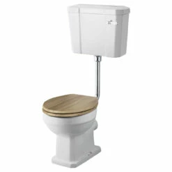 Hudson Reed Richmond Low Level Toilet With Flush Pipe Kit - CCR022