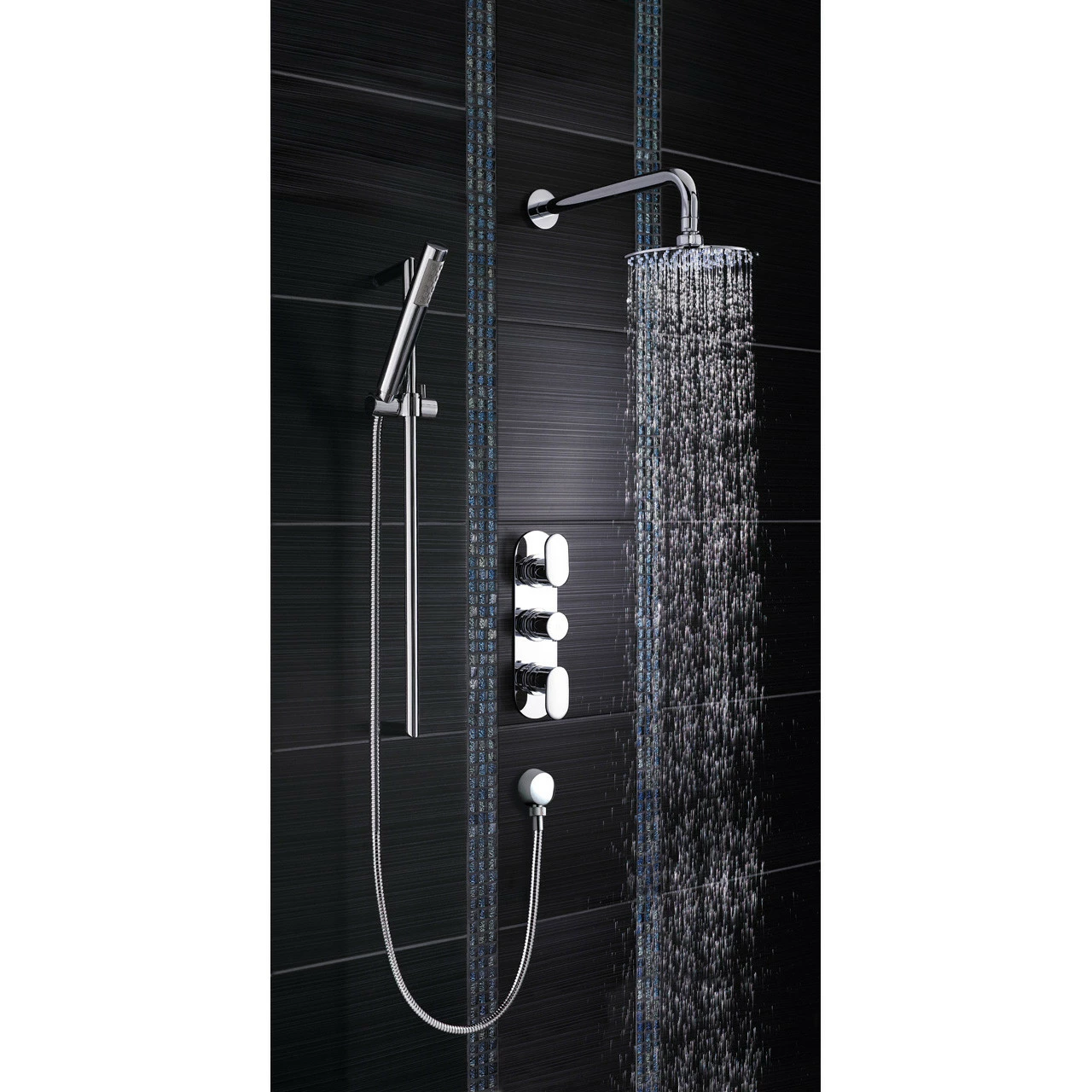 Hudson Reed Round Fixed Shower Head 200mm Diameter - A3082 4 Hudson Reed Round Fixed Shower Head 200mm Diameter - A3082 - Image 2