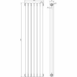 Hudson Reed Salvia Radiator 1500mm X 383mm - HSA002 7 Hudson Reed Salvia Radiator 1500mm X 383mm - HSA002 -Bathroom Products Sales Store hudson reed salvia radiator 1500mm x 383mm five 11877.1652443280