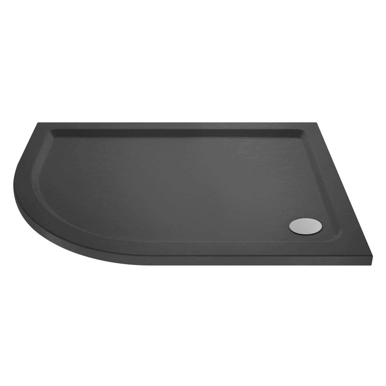Hudson Reed Slate Grey 1000mm X 800mm Left Hand Offset Quadrant Shower Tray - TR71108 3 Hudson Reed Slate Grey 1000mm X 800mm Left Hand Offset Quadrant Shower Tray - TR71108