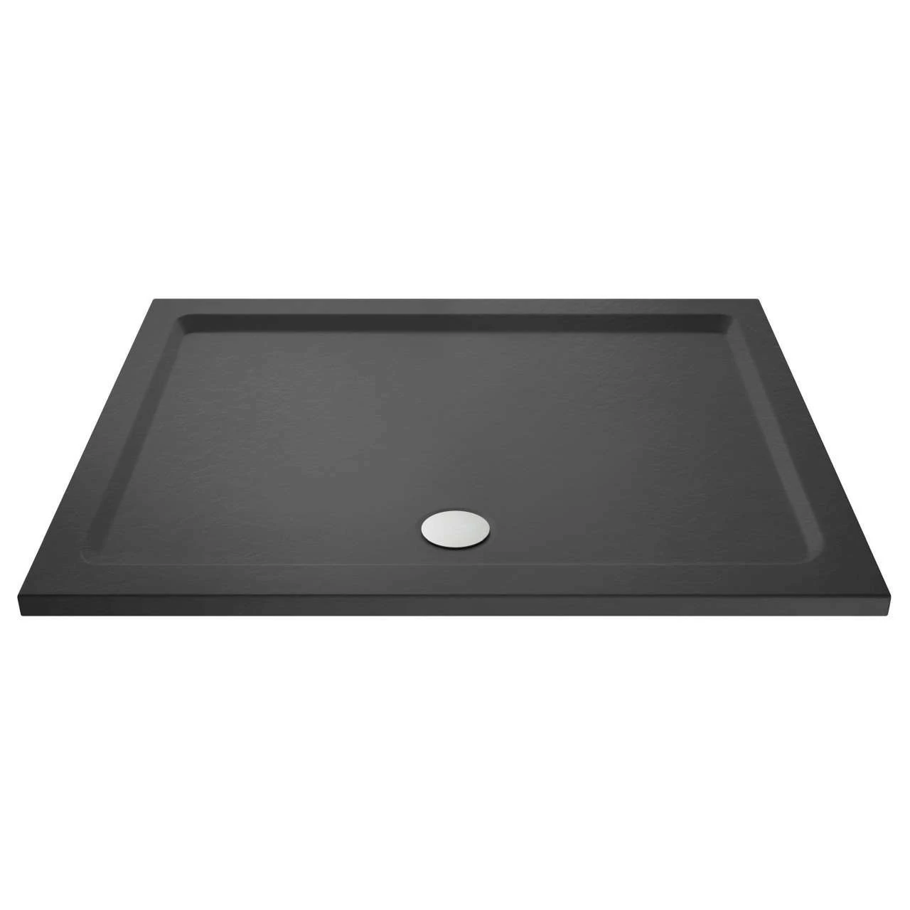 Hudson Reed Slate Grey 1200mm X 1000mm Rectangular Shower Tray With Centre Edge Waste - TR71025 5 Hudson Reed Slate Grey 1200mm X 1000mm Rectangular Shower Tray With Centre Edge Waste - TR71025 - Image 3
