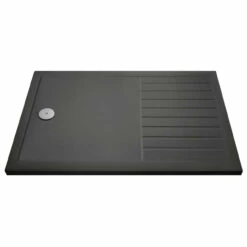 Hudson Reed Slate Grey 1400mm X 900mm Rectangular Walk In Shower Tray With Centre Edge Waste - TR711490 8 Hudson Reed Slate Grey 1400mm X 900mm Rectangular Walk In Shower Tray With Centre Edge Waste - TR711490 -Bathroom Products Sales Store hudson reed slate grey 1400mm x 900mm rectangular walk in shower tray with centre edge waste tr711490 three 11969.1652443898