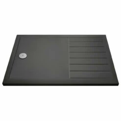 Hudson Reed Slate Grey 1700mm X 700mm Rectangular Walk In Shower Tray With Centre Edge Waste - TR711770 8 Hudson Reed Slate Grey 1700mm X 700mm Rectangular Walk In Shower Tray With Centre Edge Waste - TR711770 -Bathroom Products Sales Store hudson reed slate grey 1700mm x 700mm rectangular walk in shower tray with centre edge waste tr711770 three 24491.1652443898