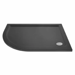 Hudson Reed Slate Grey 900mm X 760mm Left Hand Offset Quadrant Shower Tray - TR71101