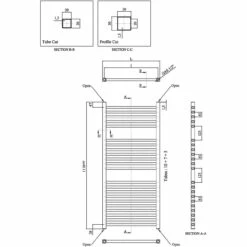 Hudson Reed Square Anthracite 1110mm X 500mm 500 Watt Radiator - HL153 9 Hudson Reed Square Anthracite 1110mm X 500mm 500 Watt Radiator - HL153 -Bathroom Products Sales Store hudson reed square anthracite 1110mm x 500mm 500 watt radiator hl153 four 08741.1652443258