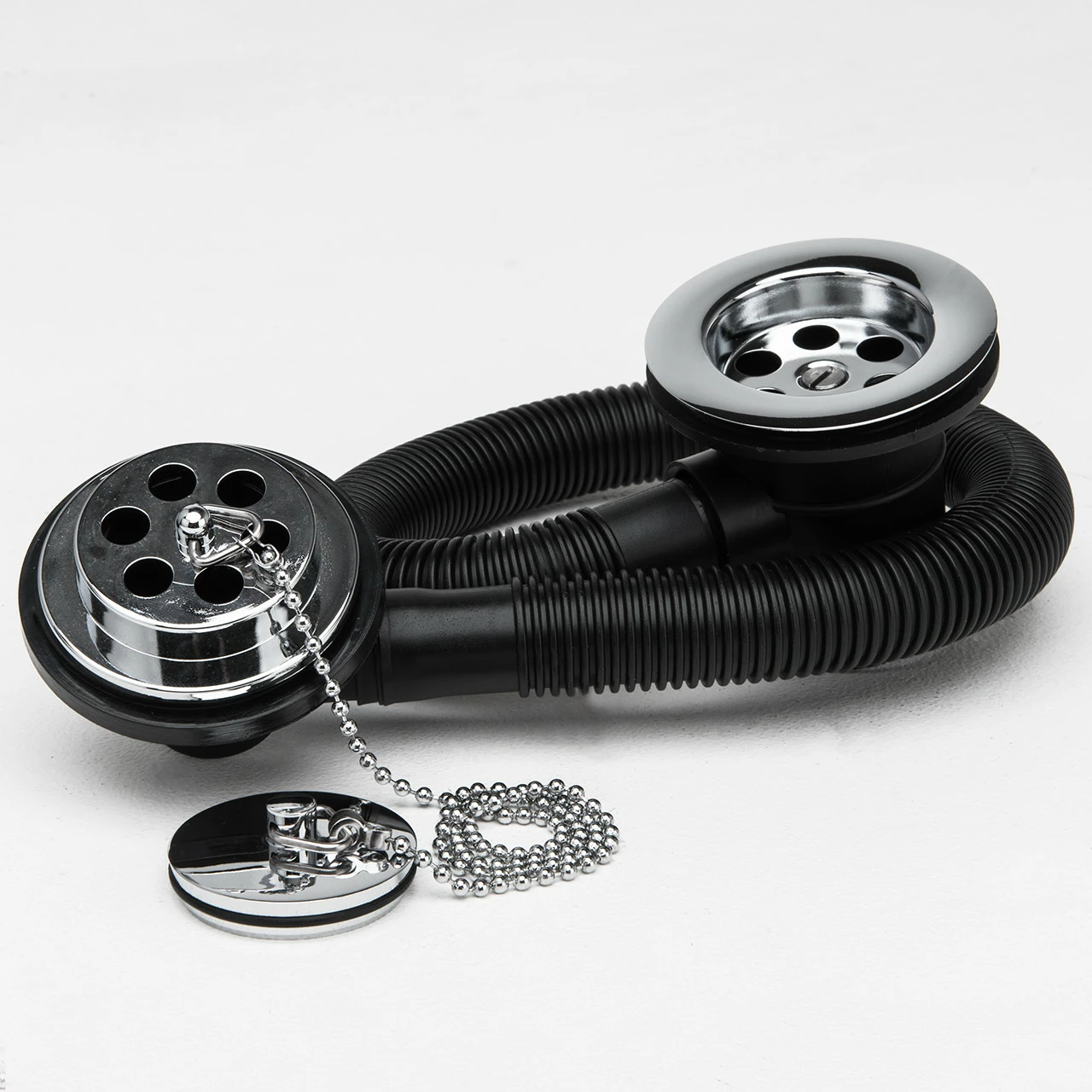 Hudson Reed Standard Bath Waste Plug & Chain (including Overflow) - E396 3 Hudson Reed Standard Bath Waste Plug & Chain (including Overflow) - E396