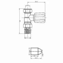 Hudson Reed Straight Radiator Valves (Straight) - RV004 9 Hudson Reed Straight Radiator Valves (Straight) - RV004 -Bathroom Products Sales Store hudson reed straight radiator valves straight four 73114.1652443823