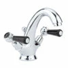 Hudson Reed Topaz Black Lever Mono Basin Mixer With Dome Collar - BC405DL 1 Hudson Reed Topaz Black Lever Mono Basin Mixer With Dome Collar - BC405DL -Bathroom Products Sales Store hudson reed topaz black lever mono basin mixer with dome collar 26579.1652443011