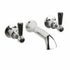 Hudson Reed Topaz Black Lever Wall Mounted Bath Spout & Stop Taps With Hex Collar - BC409HL 2 Hudson Reed Topaz Black Lever Wall Mounted Bath Spout & Stop Taps With Hex Collar - BC409HL -Bathroom Products Sales Store hudson reed topaz black lever wall mounted bath spout stop taps with hex collar bc409hl 00000.1652443015
