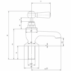 Hudson Reed Topaz Lever Bath Taps With Hex Collar - BC302HL 5 Hudson Reed Topaz Lever Bath Taps With Hex Collar - BC302HL -Bathroom Products Sales Store hudson reed topaz lever bath taps with hex collar two 99044.1652442998