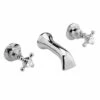 Hudson Reed Topaz Wall Mounted Crosshead 3 Tap Hole Basin Mixer Tap With Hex Collar - BC317HX 2 Hudson Reed Topaz Wall Mounted Crosshead 3 Tap Hole Basin Mixer Tap With Hex Collar - BC317HX -Bathroom Products Sales Store hudson reed topaz wall mounted crosshead 3 tap hole basin mixer tap with hex collar bc317hx 52670.1652443006