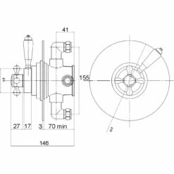 Hudson Reed Topaz White Dual Concealed Shower Valve - TSVT006 5 Hudson Reed Topaz White Dual Concealed Shower Valve - TSVT006 -Bathroom Products Sales Store hudson reed topaz white dual concealed shower valve tsvt006 two 09385.1652443903