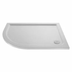 Hudson Reed White 1200mm X 900mm Slip Resistant Left Hand Offset Quadrant Shower Tray - NSR114