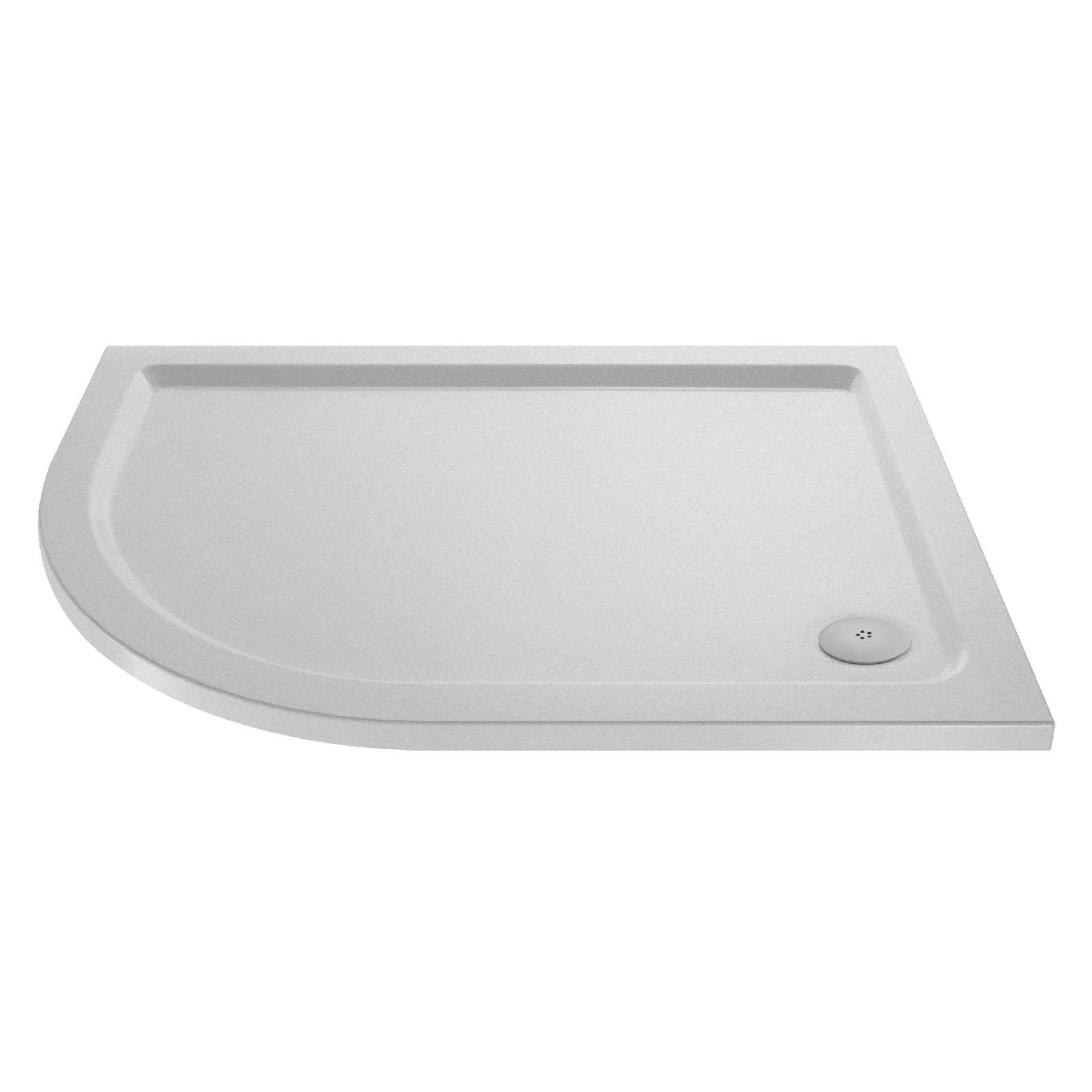 Hudson Reed White 1200mm X 900mm Slip Resistant Left Hand Offset Quadrant Shower Tray - NSR114 3 Hudson Reed White 1200mm X 900mm Slip Resistant Left Hand Offset Quadrant Shower Tray - NSR114