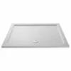 Hudson Reed White 1400mm X 700mm Slip Resistant Rectangular Shower Tray With Centre Edge Waste - NSR031 -Bathroom Products Sales Store hudson reed white 1400mm x 700mm slip resistant rectangular shower tray with centre edge waste nsr031 main 74588.1664526509