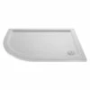 Hudson Reed White 900mm X 760mm Slip Resistant Left Hand Offset Quadrant Shower Tray - NSR101 -Bathroom Products Sales Store hudson reed white 900mm x 760mm slip resistant left hand offset quadrant shower tray nsr101 main 50903.1664526514