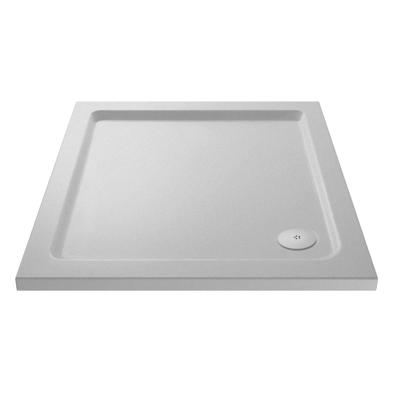 Hudson Reed White 900mm X 900mm Slip Resistant Square Shower Tray With Corner Waste - NSR010 3 Hudson Reed White 900mm X 900mm Slip Resistant Square Shower Tray With Corner Waste - NSR010