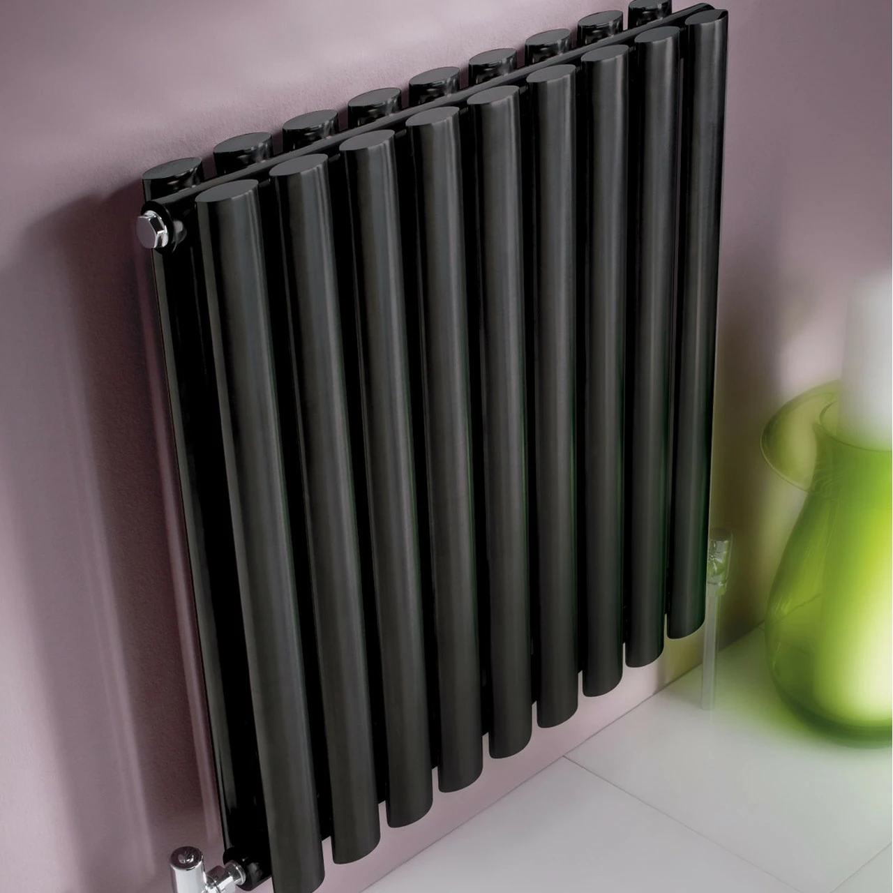 Kartell Aspen Anthracite 600mm X 1450mm Double Panel Designer Horizontal Radiator - ASP60-145DA 3 Kartell Aspen Anthracite 600mm X 1450mm Double Panel Designer Horizontal Radiator - ASP60-145DA