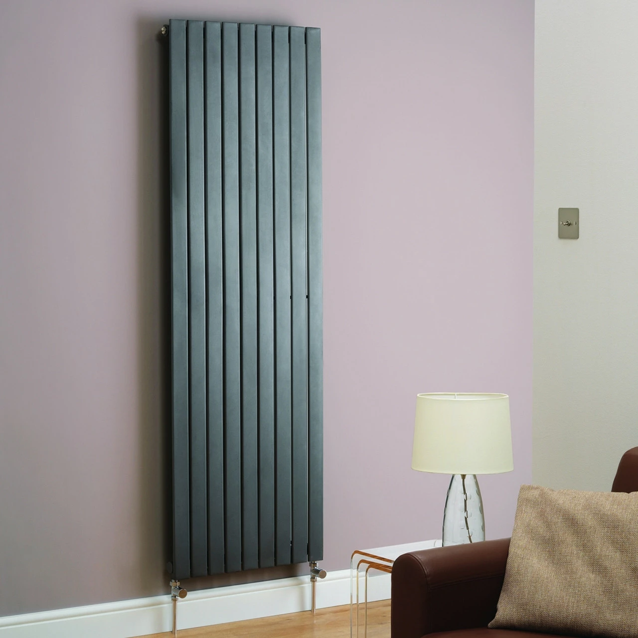 Kartell Boston Anthracite 1800mm X 550mm Designer Radiator - BOS1800-550A 3 Kartell Boston Anthracite 1800mm X 550mm Designer Radiator - BOS1800-550A