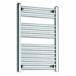 Kartell Chrome 800mm X 600mm Straight 25mm Towel Rail - 25STR608C