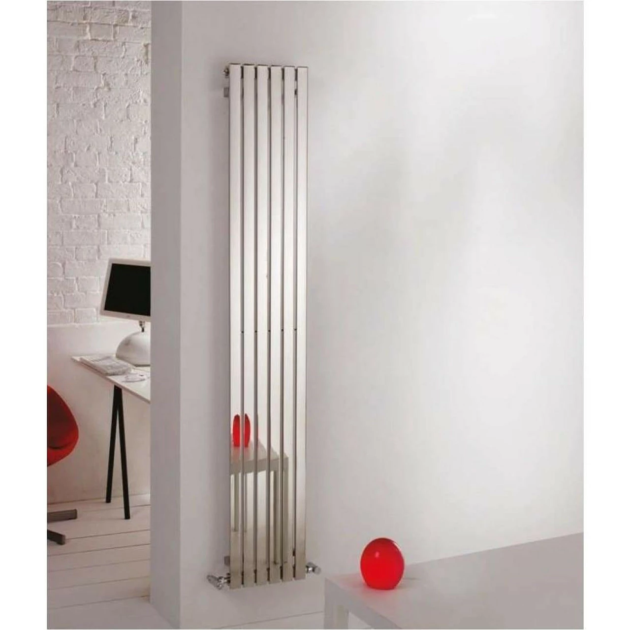 Kartell Florida Stainless Steel 800mm X 590mm Designer Radiator - FLO590-800 3 Kartell Florida Stainless Steel 800mm X 590mm Designer Radiator - FLO590-800