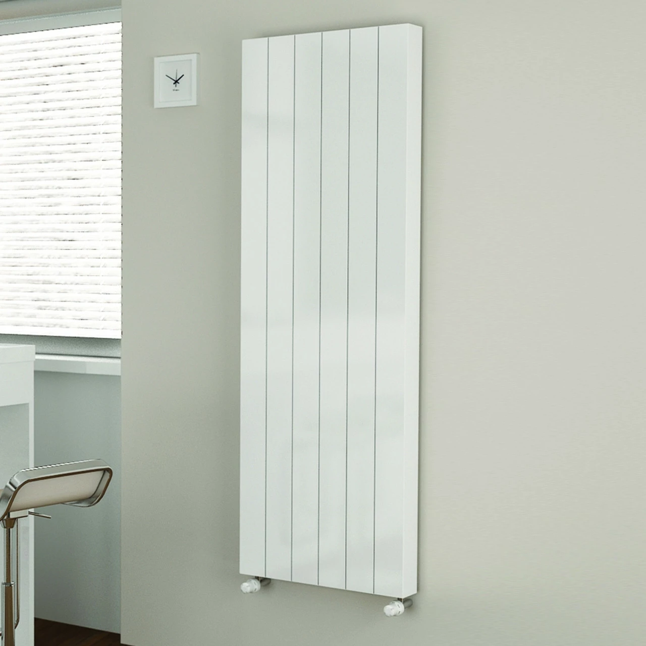 Kartell K-Flat Premium Kompact Type 20 White 1800mm X 500mm Double Panel Vertical Radiator - DV518FP 3 Kartell K-Flat Premium Kompact Type 20 White 1800mm X 500mm Double Panel Vertical Radiator - DV518FP