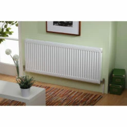 Kartell K-RAD Kompact Type 11 White 300mm X 1600mm Single Panel With Single Convector Horizontal Radiator - S316K