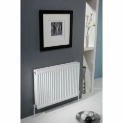 Kartell K-RAD Kompact Type 22 White 500mm X 1400mm Double Panel With Double Convector Horizontal Radiator - D514K