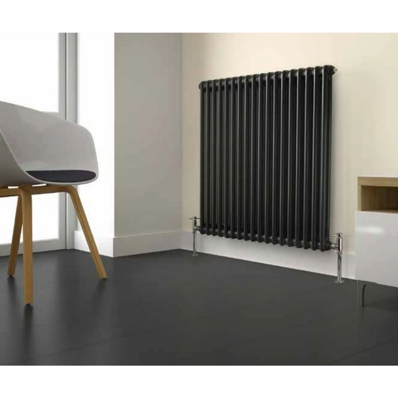 Kartell Laser Klassic Anthracite 600mm X 1010mm Triple Column Horizontal Radiator - ALCL306022 3 Kartell Laser Klassic Anthracite 600mm X 1010mm Triple Column Horizontal Radiator - ALCL306022
