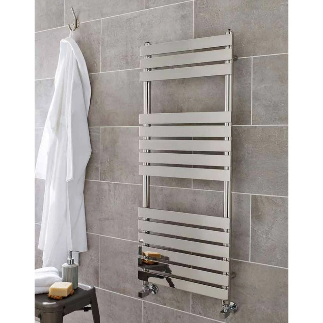 Kartell Memphis Chrome 1200mm X 500mm Designer Towel Rail - MEM500-1200