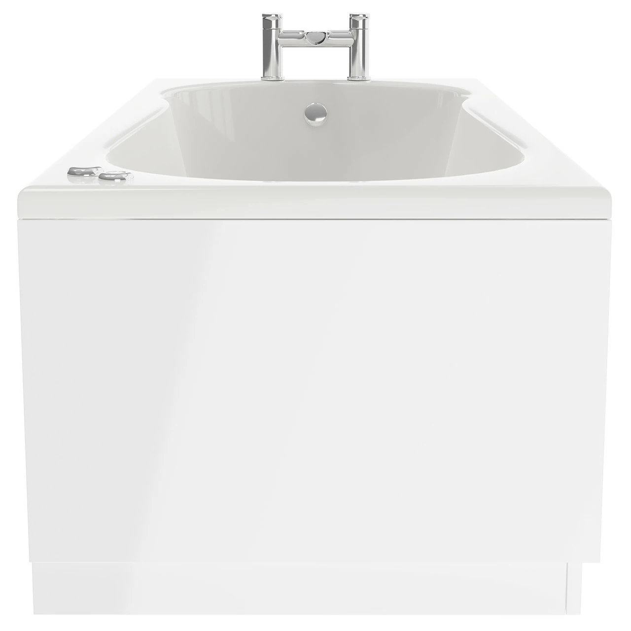 Keyhole 1700mm X 800mm 6 Jet Chrome V-Tec Single Ended Whirlpool Shower Bath 7 Keyhole 1700mm X 800mm 6 Jet Chrome V-Tec Single Ended Whirlpool Shower Bath - Image 5